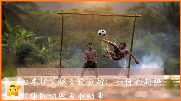 世界杯买球竞猜分析：如何判断热门球队的胜率和赔率